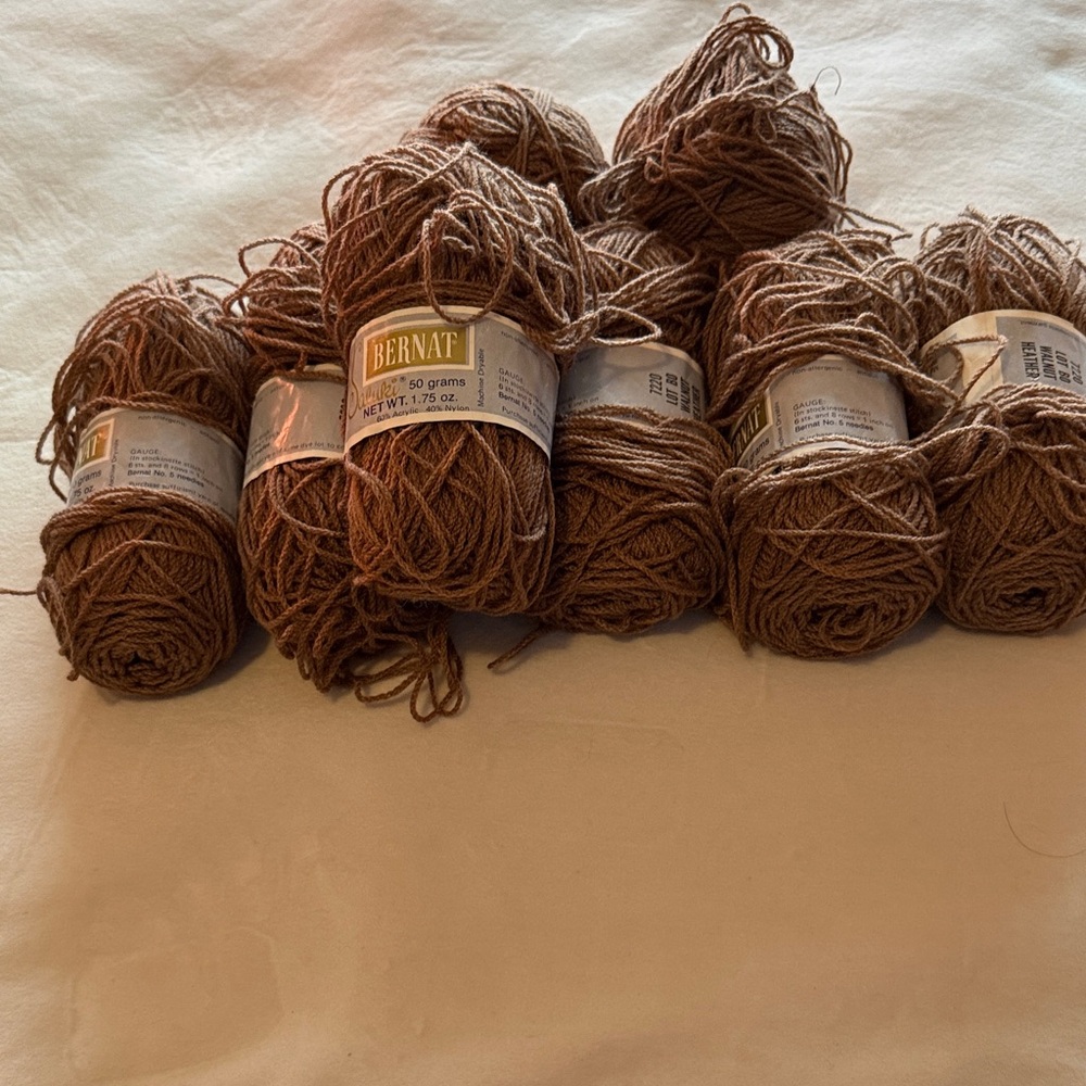 Brown Yarn Bundle